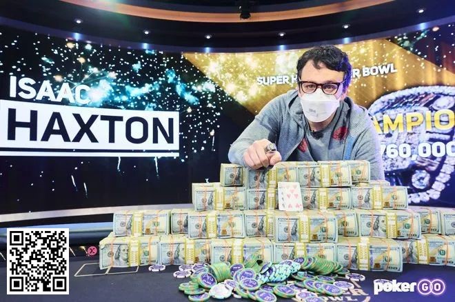 【WPT扑克】Isaac Haxton 战胜&#8221;LuckyChewy&#8221;喜提超级碗第二冠以及$2,760,000奖金 Chidwick获得季军