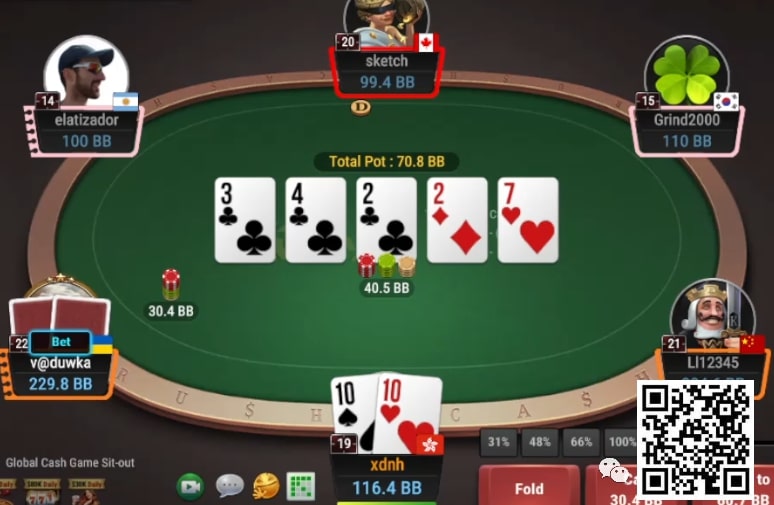 【WPT扑克】牌局分析：多人池很少bluff