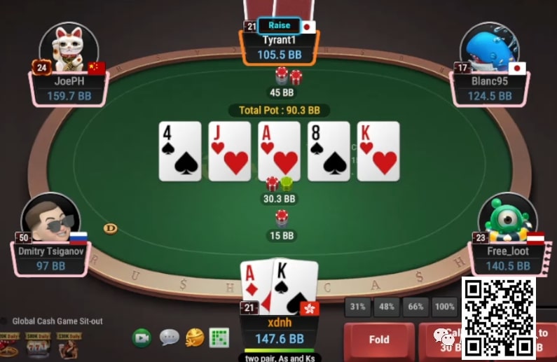 【WPT扑克】牌局分析：拿得起放得下