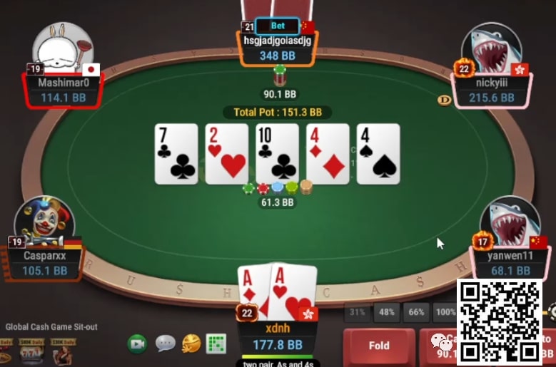 【WPT扑克】牌局分析：bluff的时机