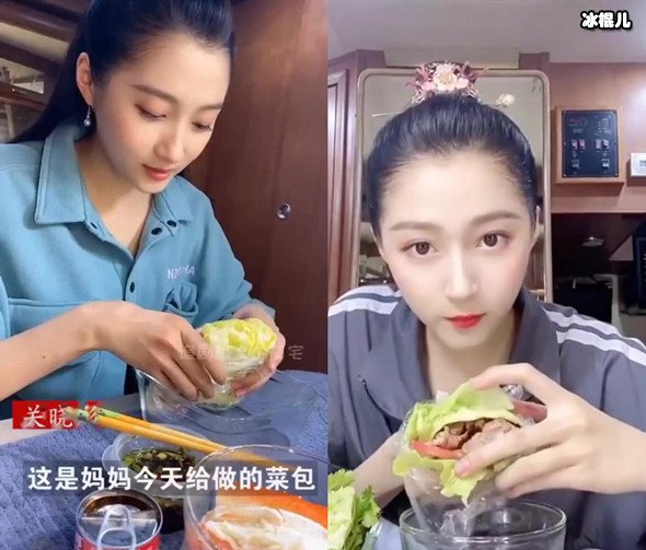 女明星都怕变胖，而她却反着来，还做起了吃播