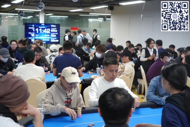 【WPT扑克】广州闪光雷盛大开业 | 凉意难抵选手热情，A组共264人次参赛，刘涛以39.4万记分牌领衔61人晋级第二轮