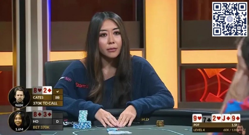 【WPT扑克】8-high连开三枪诈唬，巧妙利用形象打跑两对