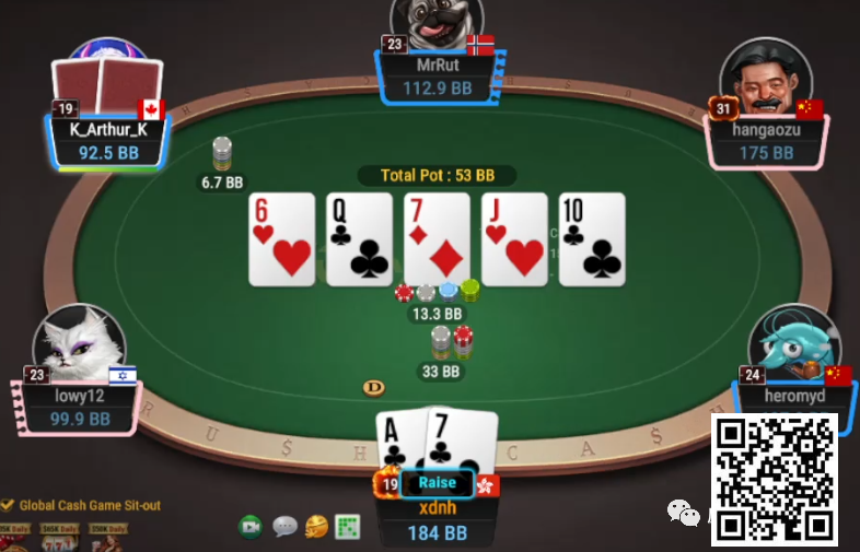 【WPT扑克】牌局分析：强行bluff总是没好结果