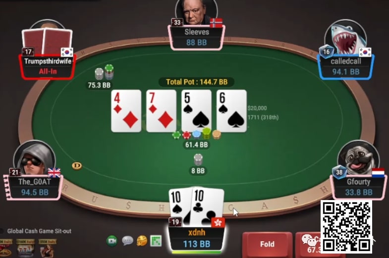 【WPT扑克】牌局分析：3bet底池，超对被double check raise&#8230;