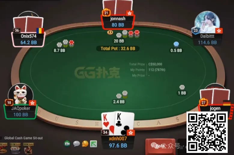 【WPT扑克】牌局分析：KK面对冷4bet