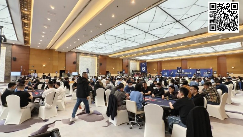 【WPT扑克】2024IPG合肥站 |渐入佳境，开幕赛B组295人参赛45人晋级，张荣35万记分领跑