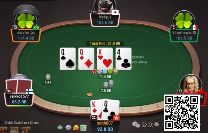 【WPT扑克】牌局分析：用小raise来隐藏牌力
