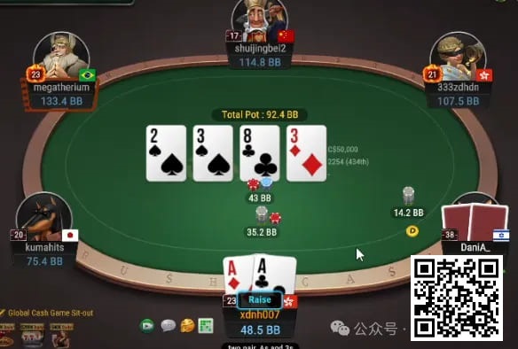 【WPT扑克】牌局分析：惩罚block bet