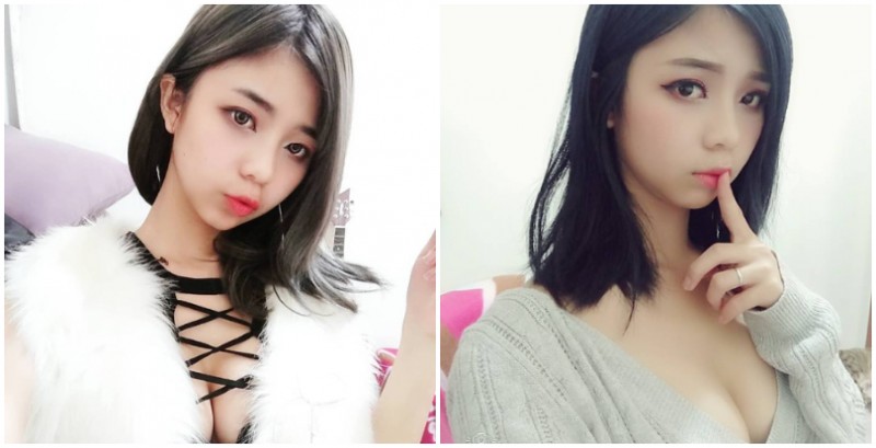 爆乳的18歲！青春火辣的「爆乳直播主」穿毛衣，但胸前怎麼還是這麼冷啊！