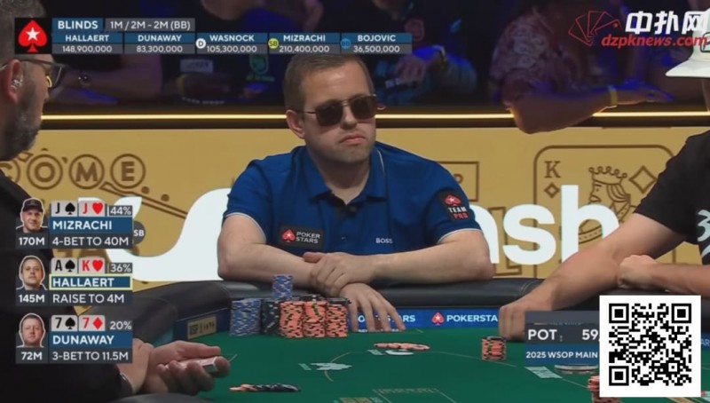 【WPT扑克】价值700万刀的决策！FT 5人桌记分牌第二面对第一的4bet，AK是弃还是推？