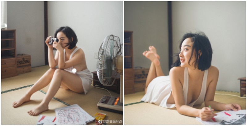 【WPT扑克】「巨乳女孩」性感唯美寫真!攝影師鏡下白色背心微微凸起的情慾藝術!