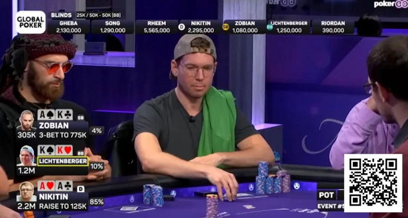 【WPT扑克】翻前三人All in,AA“双杀”KK、AK,最开心的却是其他人?