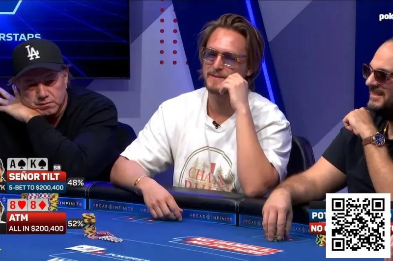 【WPT扑克】弃掉QQ后翻牌连发两张Q,David Benyamine惨遭“补刀”