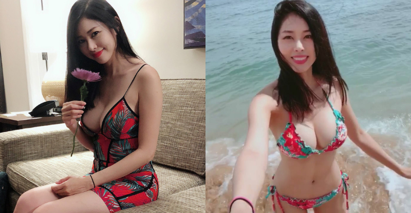 【WPT扑克】好猖狂！比基尼正妹夾帶一對「混圓大奶」下海，「乳波洶湧」不斷湧現！