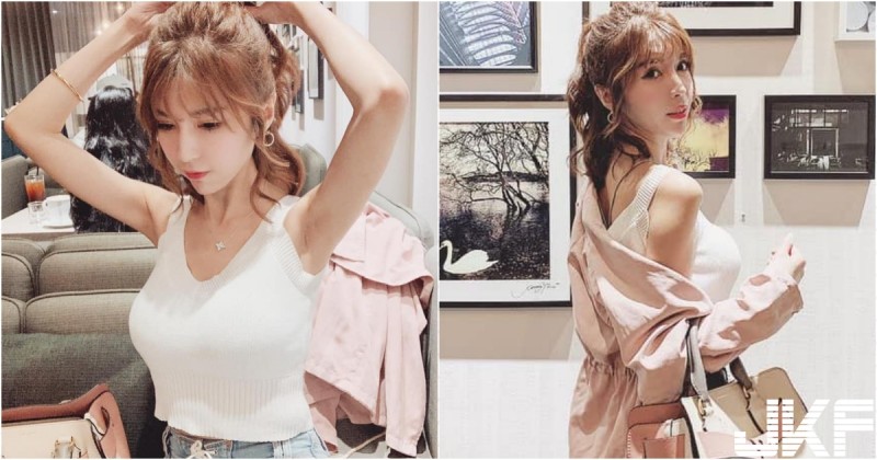 【WPT扑克】這件白衣不簡單！「氣質正妹」劉子瑜胸前任性包不住，連側面形狀都好明顯～