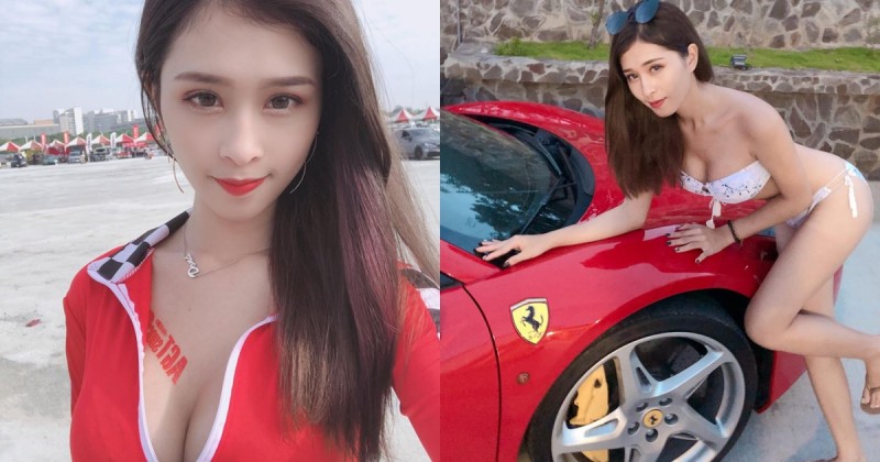 【WPT扑克】天氣太熱想解拉鍊！虎牙甜心「Dona羽潔」香車美人標配 看了真的有火在燒～