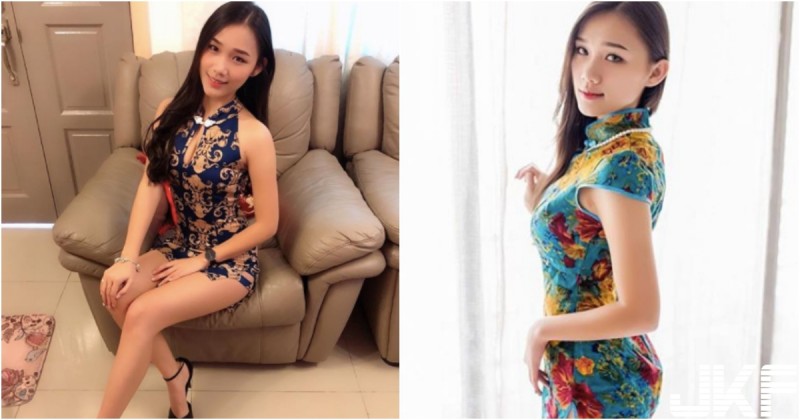 【WPT扑克】年味濃！「旗袍妹子」性感拜年！高衩緊身「大露美腿」＋Ｓ型姣好身段！