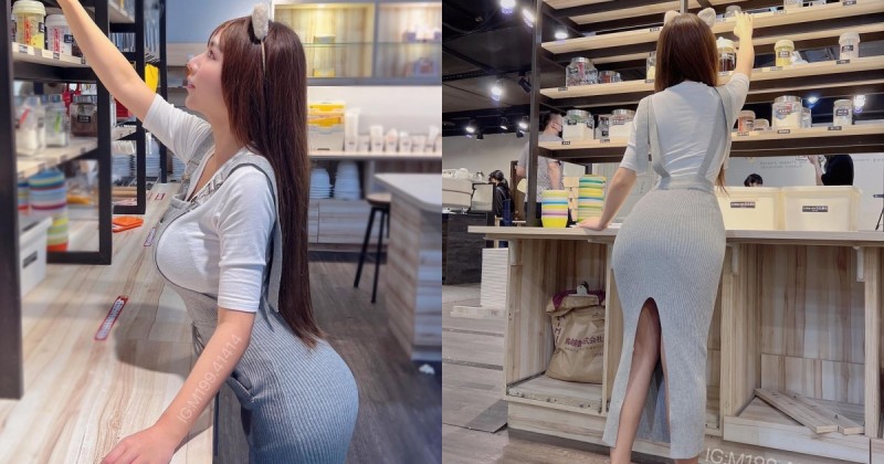 【WPT扑克】巨乳小隻馬「念念」DIY做蛋糕，包緊緊還是藏不住「前凸後翹」超火辣曲線！