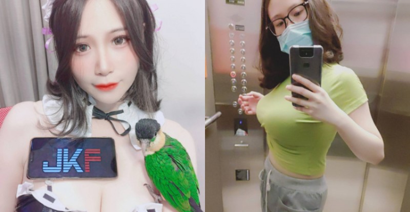 【WPT扑克】玩鳥高手「乃米」緊身衣展現過人乳量　一對白嫩巨乳當作鸚鵡站台