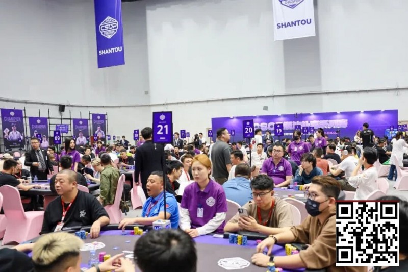 【WPT扑克】CSOP潮汕扑克系列赛Day2战报：邱爽领跑63强，泡沫大战引爆全场