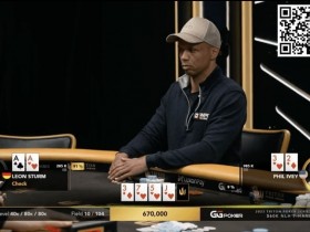 【WPT扑克】Phil Ivey用杂色23击败AA,淘汰2023WSOP金手链得主