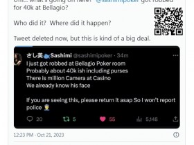 【WPT扑克】扑克网红“露乳妹”在百乐宫扑克室被抢走近30万!