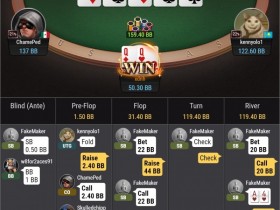 【WPT扑克】牌局分析:NL10练习场——QQ 3bet pot