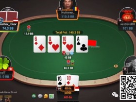 【WPT扑克】牌局分析:顶对弱踢听花要不要block bet