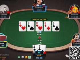 【WPT扑克】牌局分析:8.88倍超池bluff