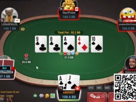 【WPT扑克】牌局分析:顶对check call三条街抓鸡